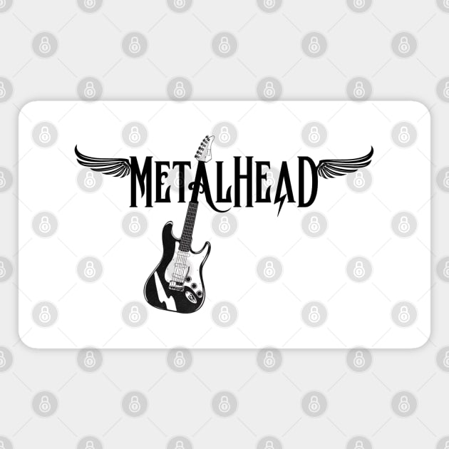 metalhead Magnet by mystudiocreate